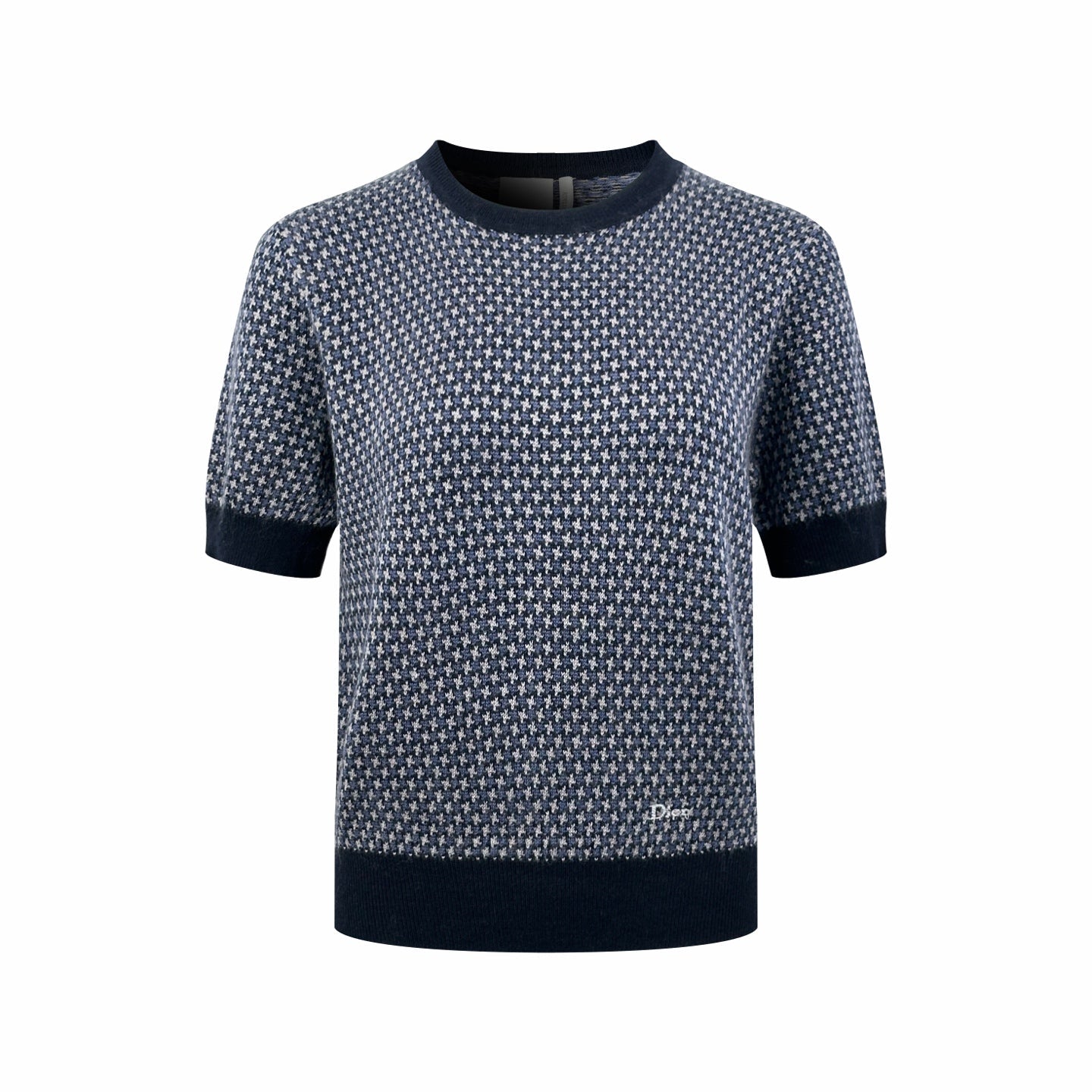 2026 Women’s CD Jacquard Embroidered Short-Sleeved Jumper (DD110)