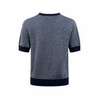 2026 Women’s CD Jacquard Embroidered Short-Sleeved Jumper (DD110)