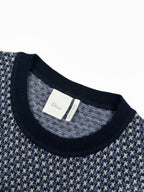2026 Women’s CD Jacquard Embroidered Short-Sleeved Jumper (DD110)