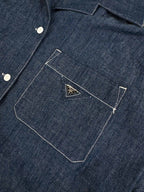 2026 Women’s Triangle Brand Denim Dress (DD121)