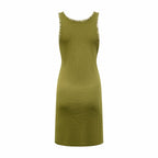 2026 Women’s MM Lace-Trimmed Spaghetti-Strap Dress (FF739)