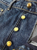 2026 New LY Logo Cuffed Jeans (BB866-B70)
