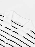 2026 New Triangle Brand Logo Striped Polo-Neck Knit (CC991-A70)