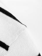 2026 New Triangle Brand Logo Striped Polo-Neck Knit (CC991-A70)