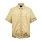 2026 New Triangle Brand Zipper Short-Sleeve Shirt (CC982-A85)