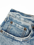 2026 Women's Acn Fake Two-Piece Denim Skirt Pants (FF751)