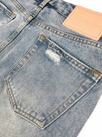 2026 Women's Acn Fake Two-Piece Denim Skirt Pants (FF751)