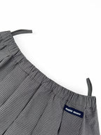 2026 Women's MM Logo Checkered Short Dress (FF767)
