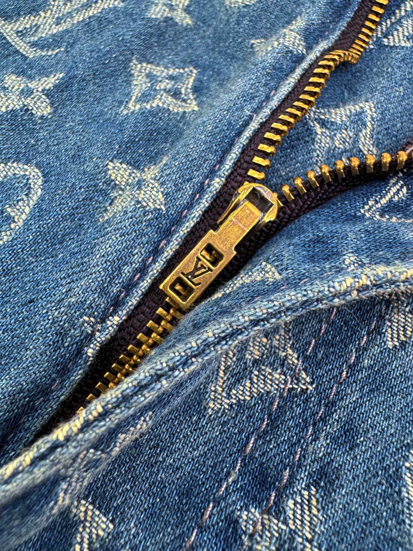 2026 New Model LY Full-Printed Logo Denim Shorts (BB799-A80)