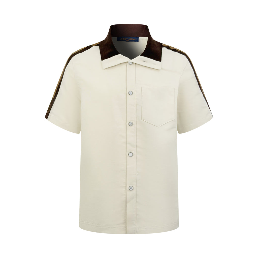 2026 New Model LY Logo Ribbon Short-Sleeved Shirt (AA607-B00)