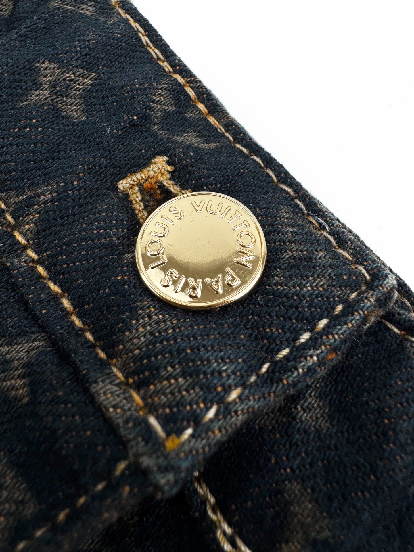 2026 Women's LY Label Printed Denim Pants (EE403)