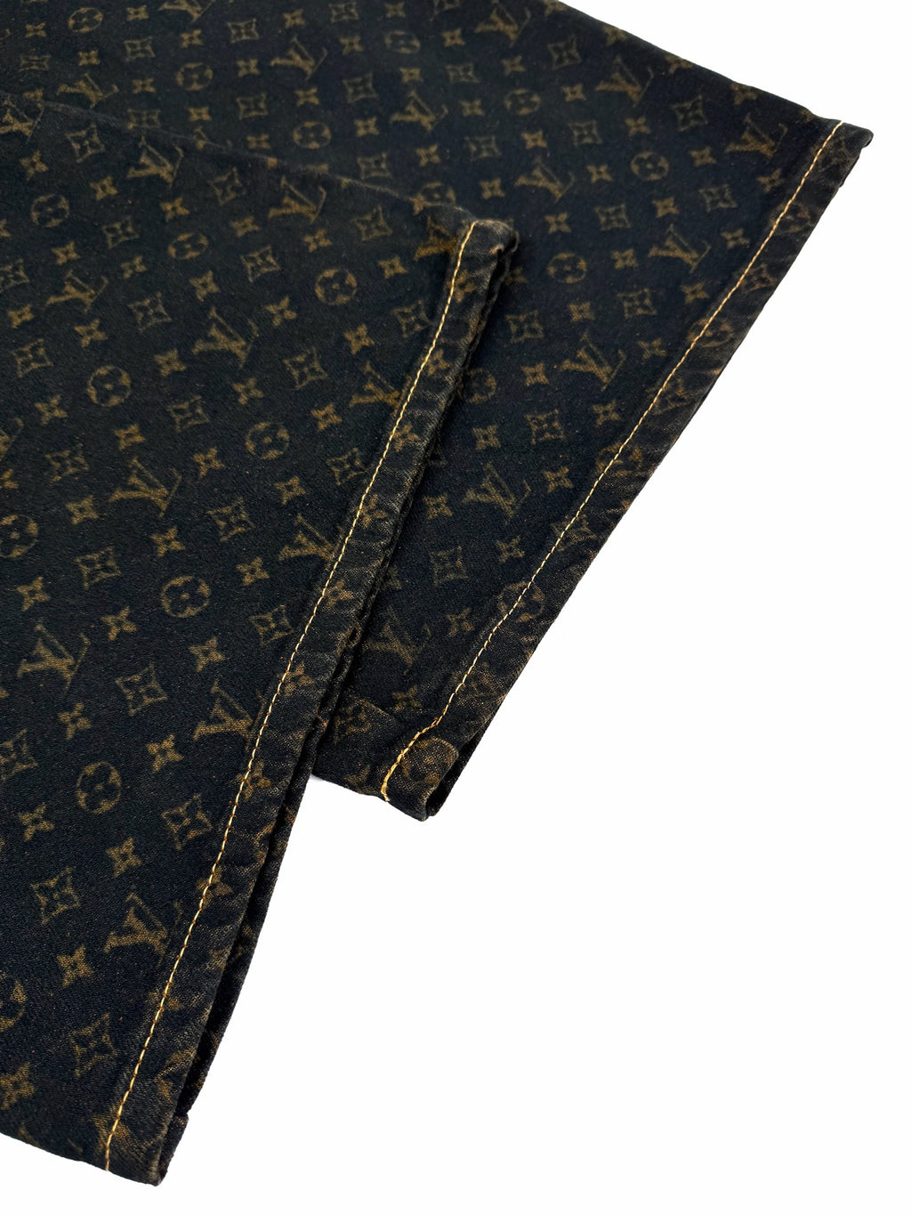 2026 Women's LY Label Printed Denim Pants (EE403)