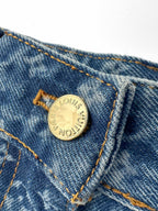 2026 Women's LY Labeled Full-Print Denim Shorts (EE415)