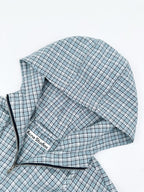 2026 Women's Acn Embroidered Checkered Hooded Jacket (FF762)