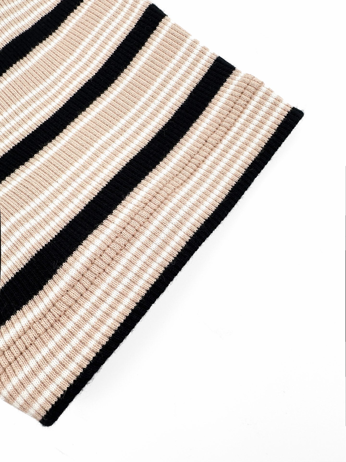2026 Women's FF Leather Striped Short Sleeve (EE423)