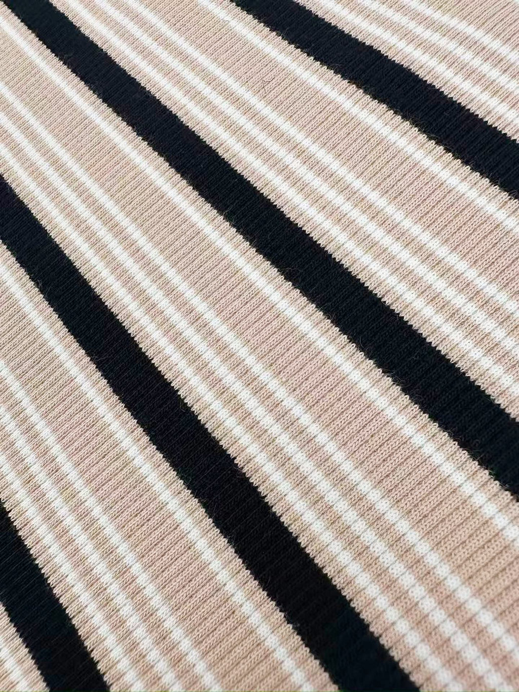 2026 Women's FF Leather Striped Short Sleeve (EE423)