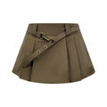 2026 Women's MM Logo Metal Belt Short Dress (FF766)