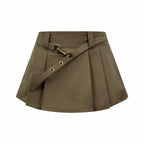2026 Women's MM Logo Metal Belt Short Dress (FF766)