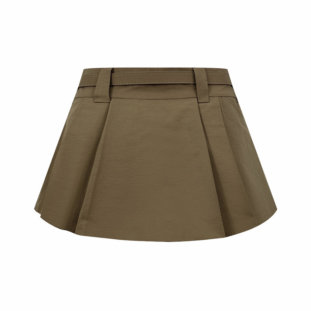 2026 Women's MM Logo Metal Belt Short Dress (FF766)