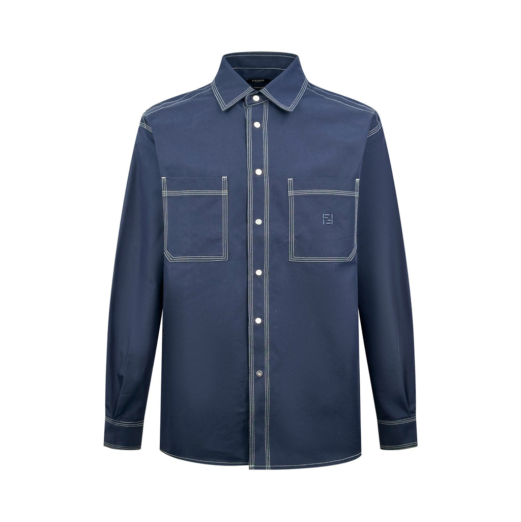 2026 New Model FF Embroidered Contrast Shirt (BB881-B35)