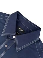 2026 New Model FF Embroidered Contrast Shirt (BB881-B35)