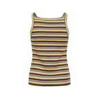 2026 Women's FF Leather Striped Tank Top (EE443)