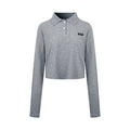 2026 Women's MM Logo Polo Shirt Long Sleeve (FF786)