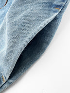 2026 Women's MM Logo Denim Short Skirt (EE432)