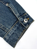 2026 New Style CD Embroidered Zipper Denim Jacket (BB865-B80)