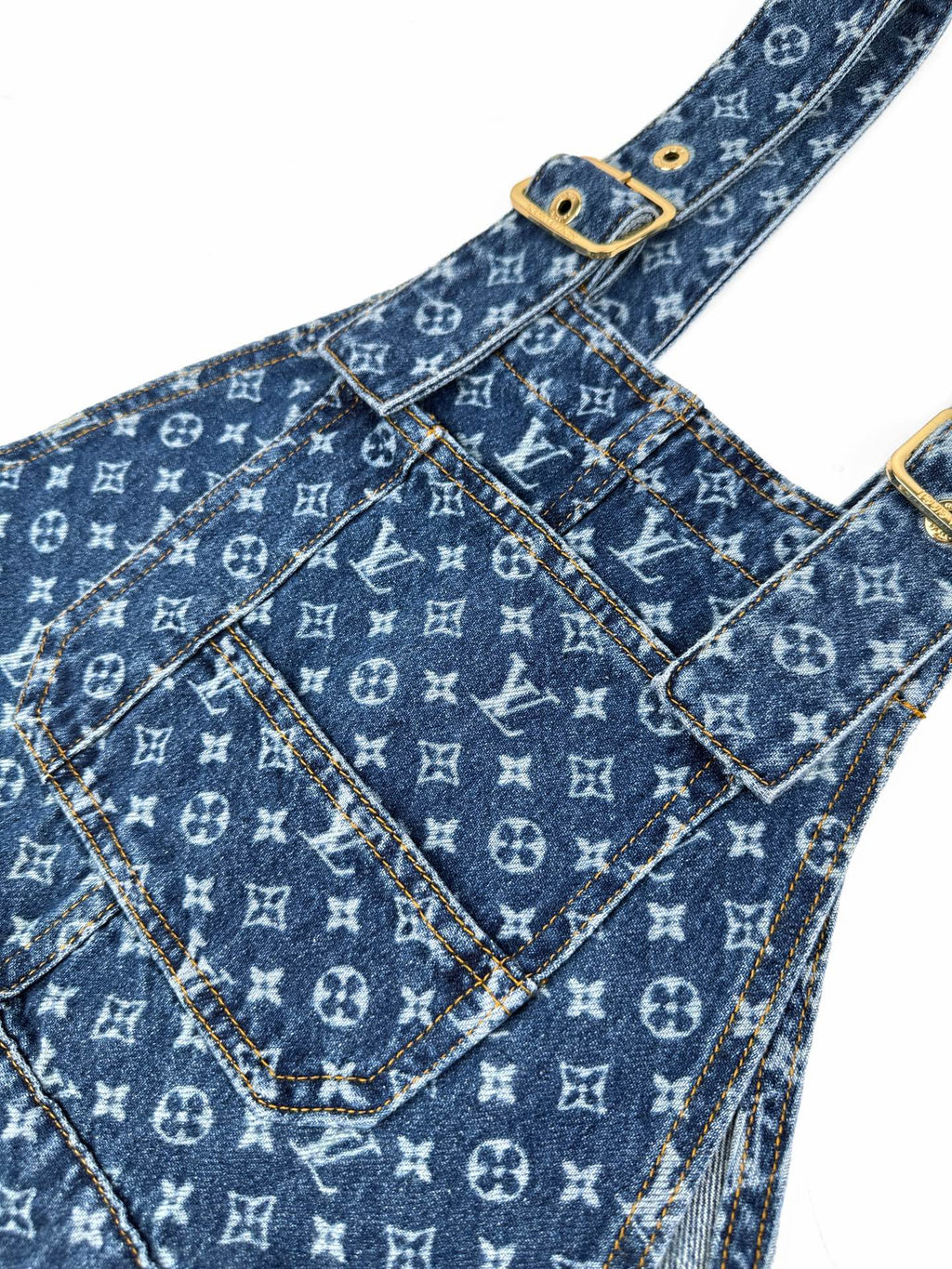 2026 Women's LY Full-Print Denim Overalls (EE441)