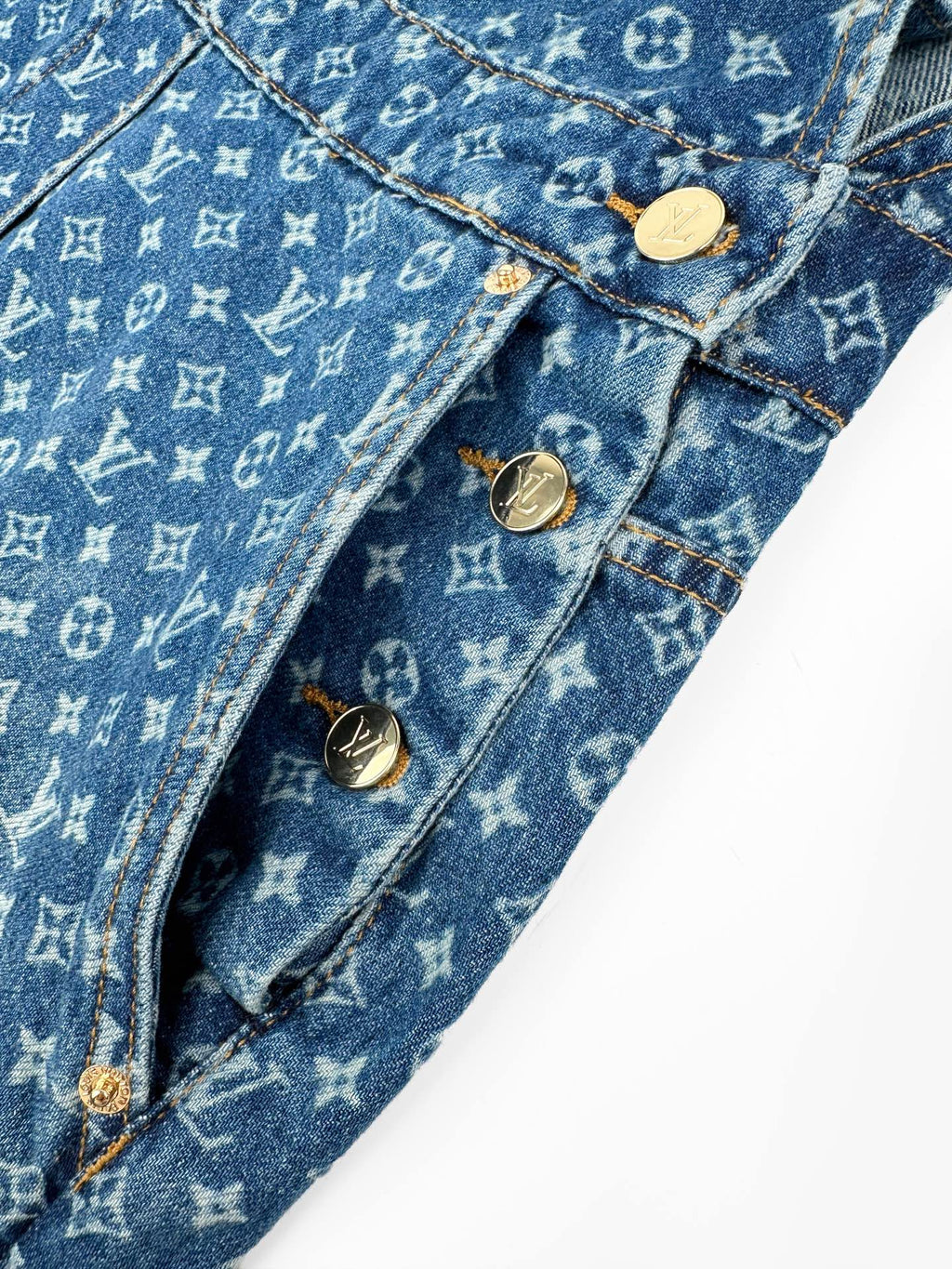 2026 Women's LY Full-Print Denim Overalls (EE441)