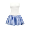 2026 Women's MM Logo Checkered Dress (FF774)