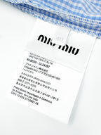 2026 Women's MM Logo Checkered Dress (FF774)