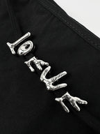 2026 Women's Way Letter Metal Short Skirt (FF781)