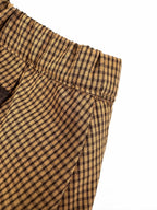 2026 Women's MM Logo Checkered Short Dress (FF768)