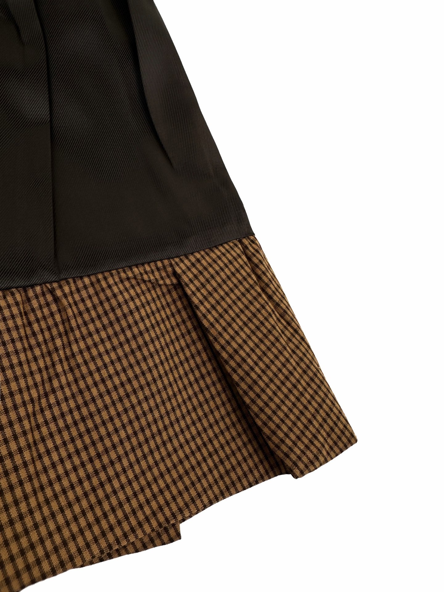 2026 Women's MM Logo Checkered Short Dress (FF768)