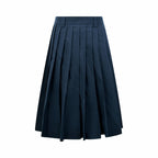 2026 Women's MM Logo Embroidered Pleated Skirt (FF775)