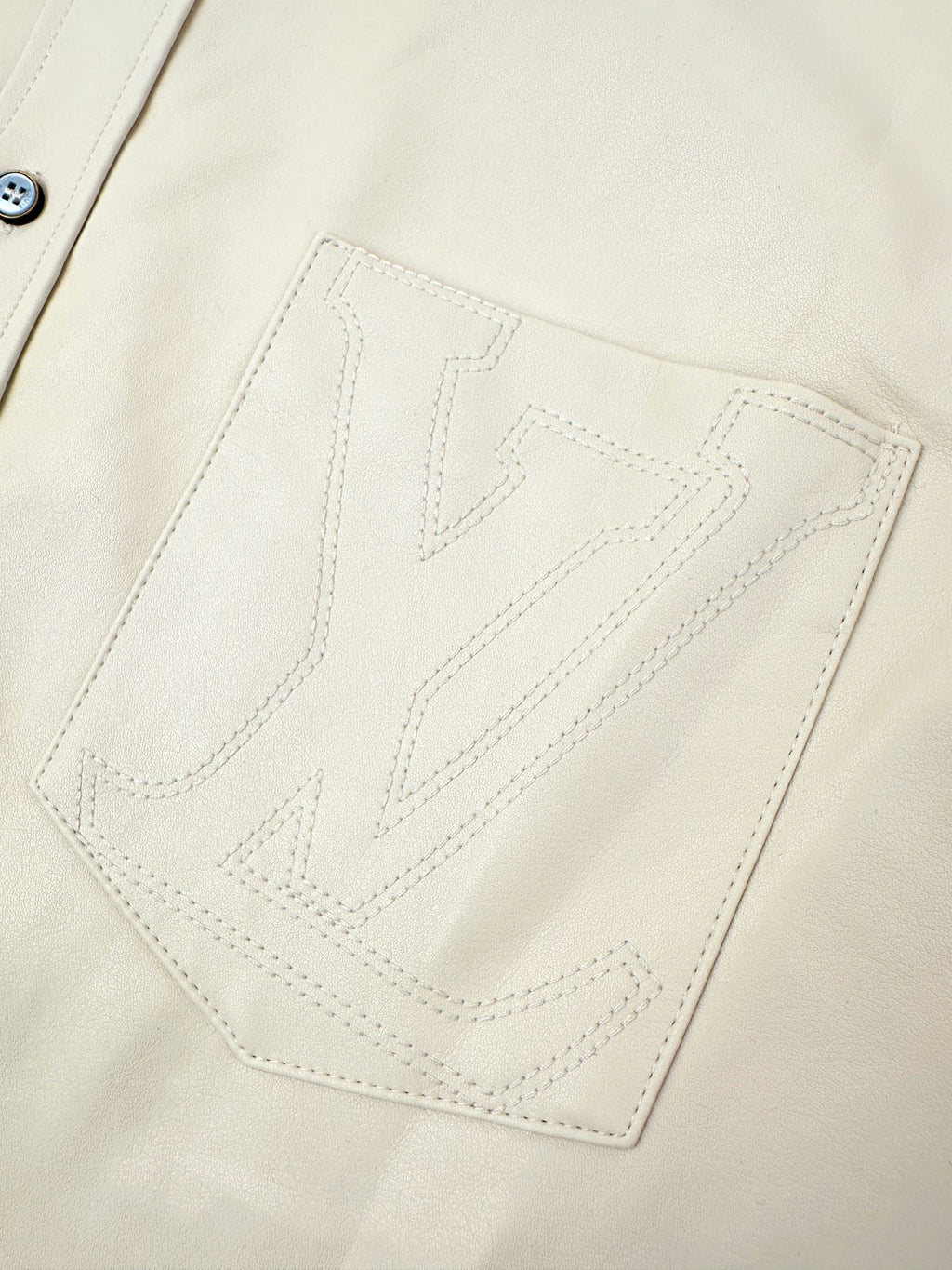 2026 New Model LY Logo Embroidered Single-Button Leather Jacket (AA663-B80)