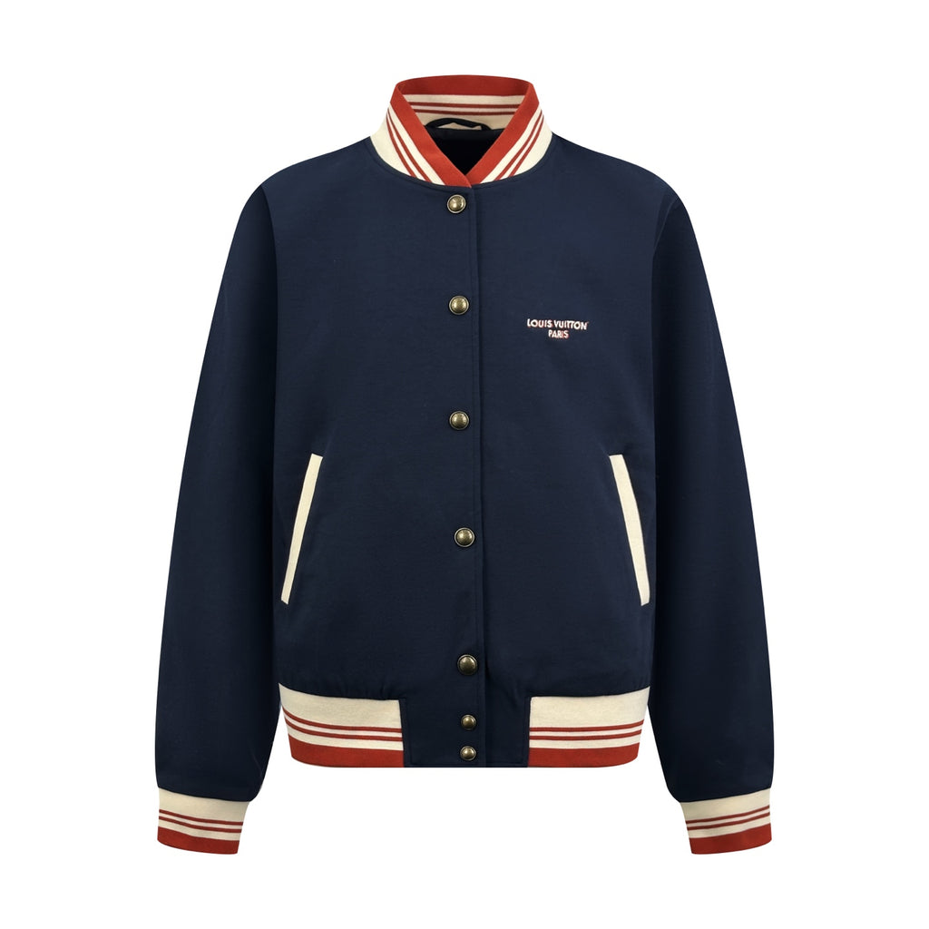 2026 New Model LY Embroidered Color-Contrasting Baseball Jacket (AA666-B60)