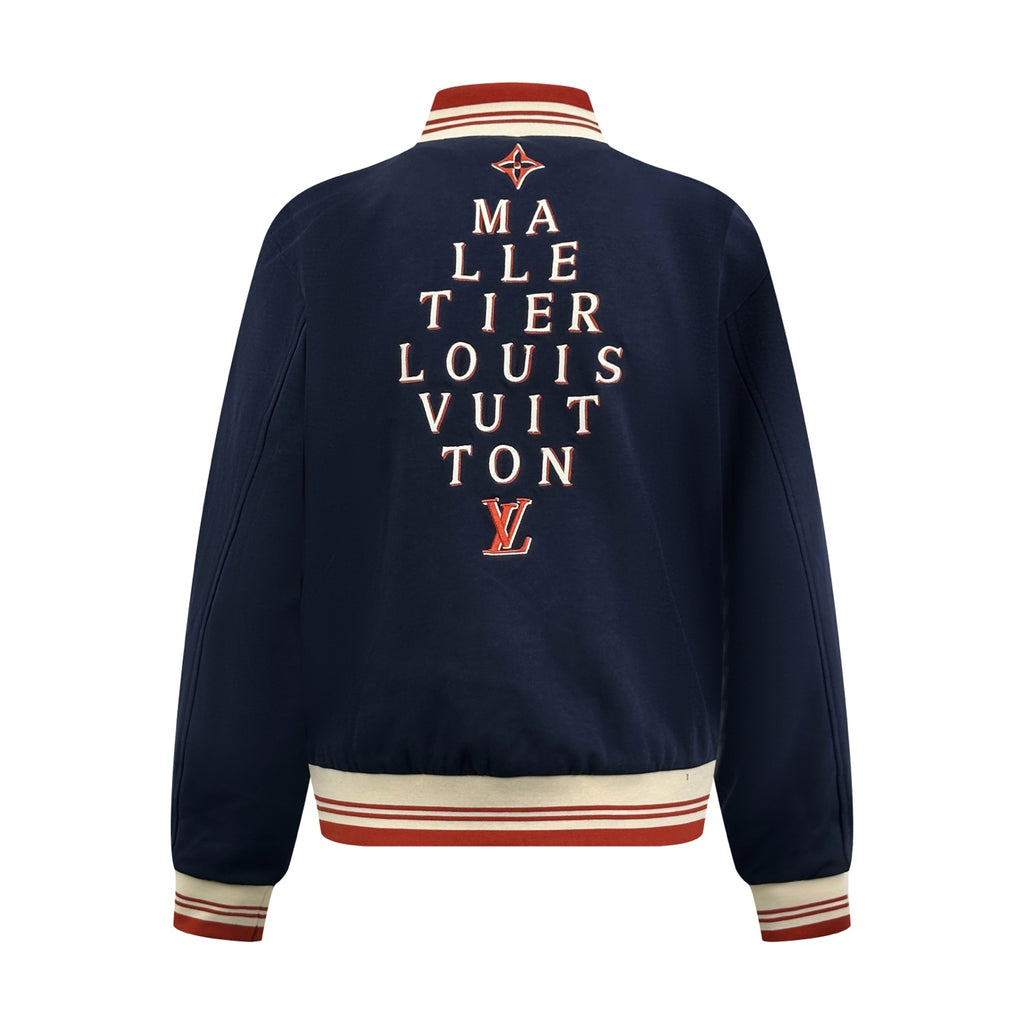 2026 New Model LY Embroidered Color-Contrasting Baseball Jacket (AA666-B60)