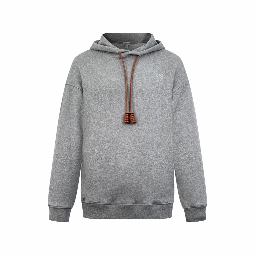 2026 New Style Way Leather Embroidered Hooded Sweatshirt (25196-B10)