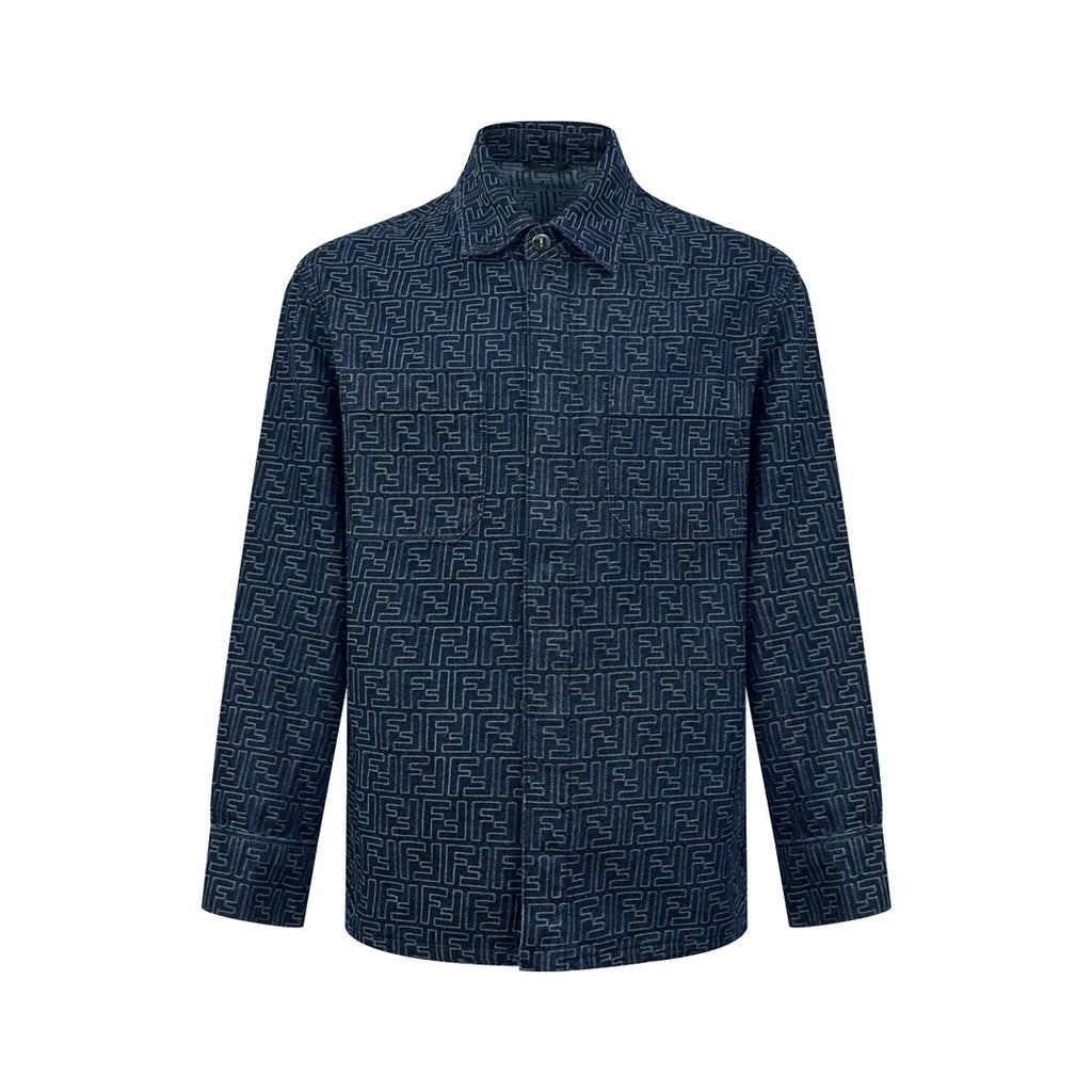 2026 New FF Plaid Denim Jacket (25322-B70)