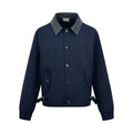 2026 New Model CD Embroidered Snapback Leather Collar Jacket (AA665-C10)