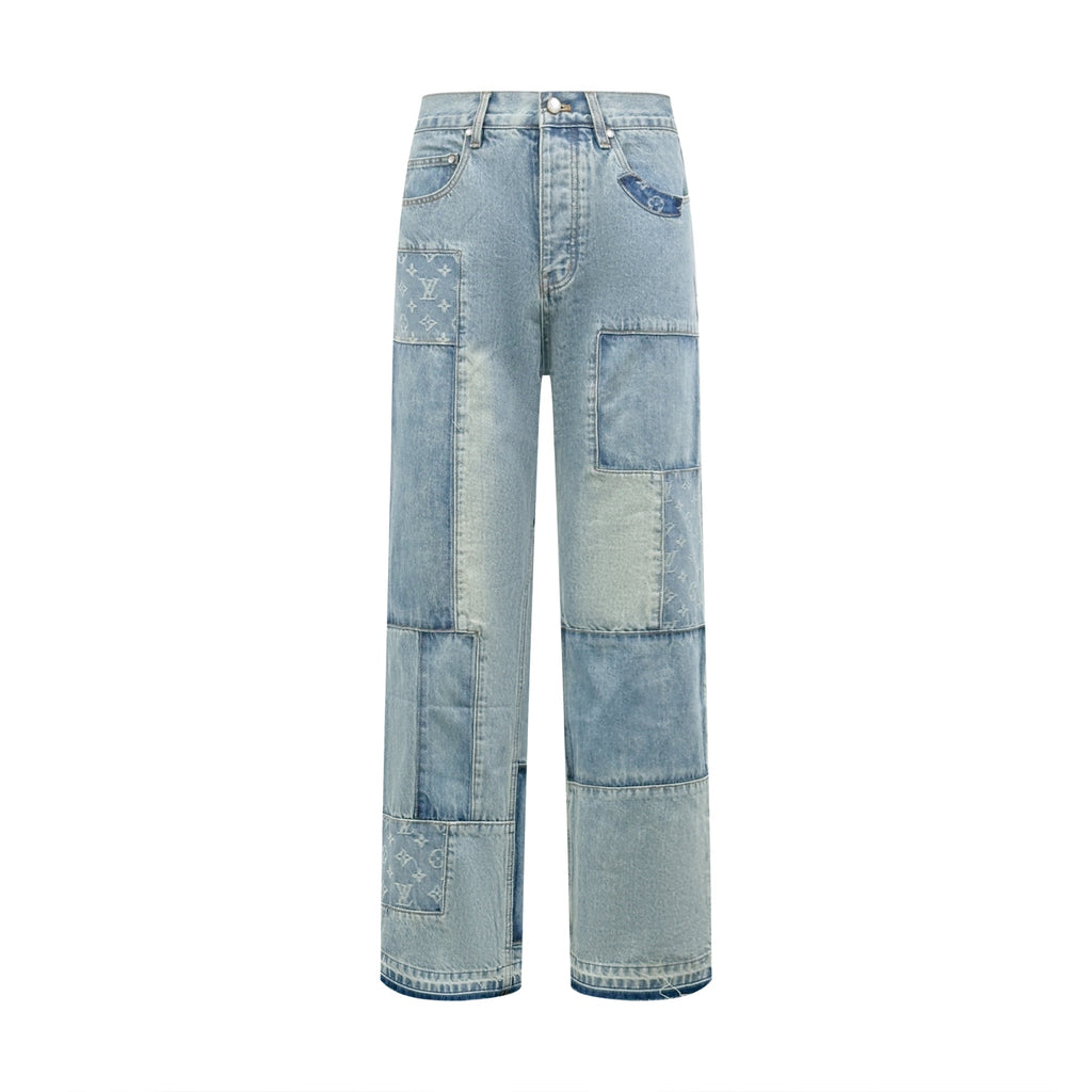 2026 new model LY logo patchwork jeans (BB885-C15)