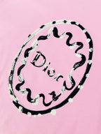2026 Women's CD Embroidered Short Sleeve (DD168)