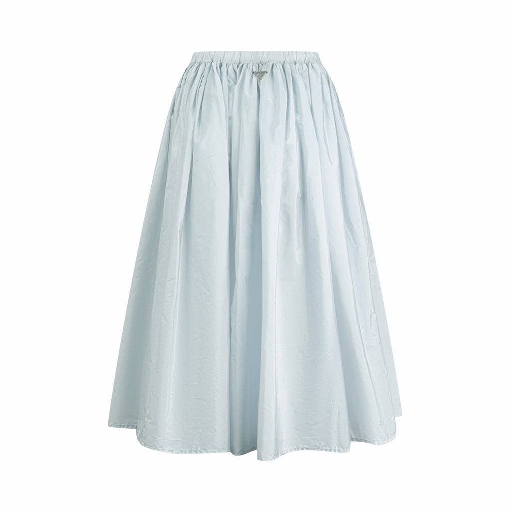 2026 Women's Triangle Brand Triangle Pattern Pleated Long Dress (FF770)