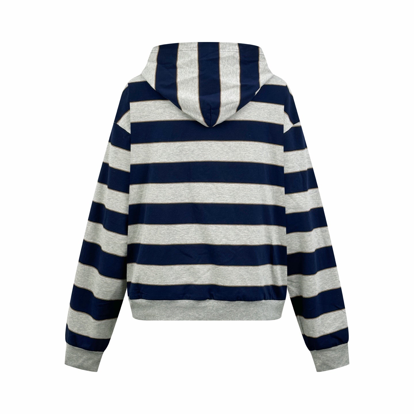 2026 Women's MM Logo Striped Hooded Coat (DD155)
