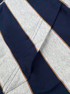 2026 Women's MM Logo Striped Hooded Coat (DD155)