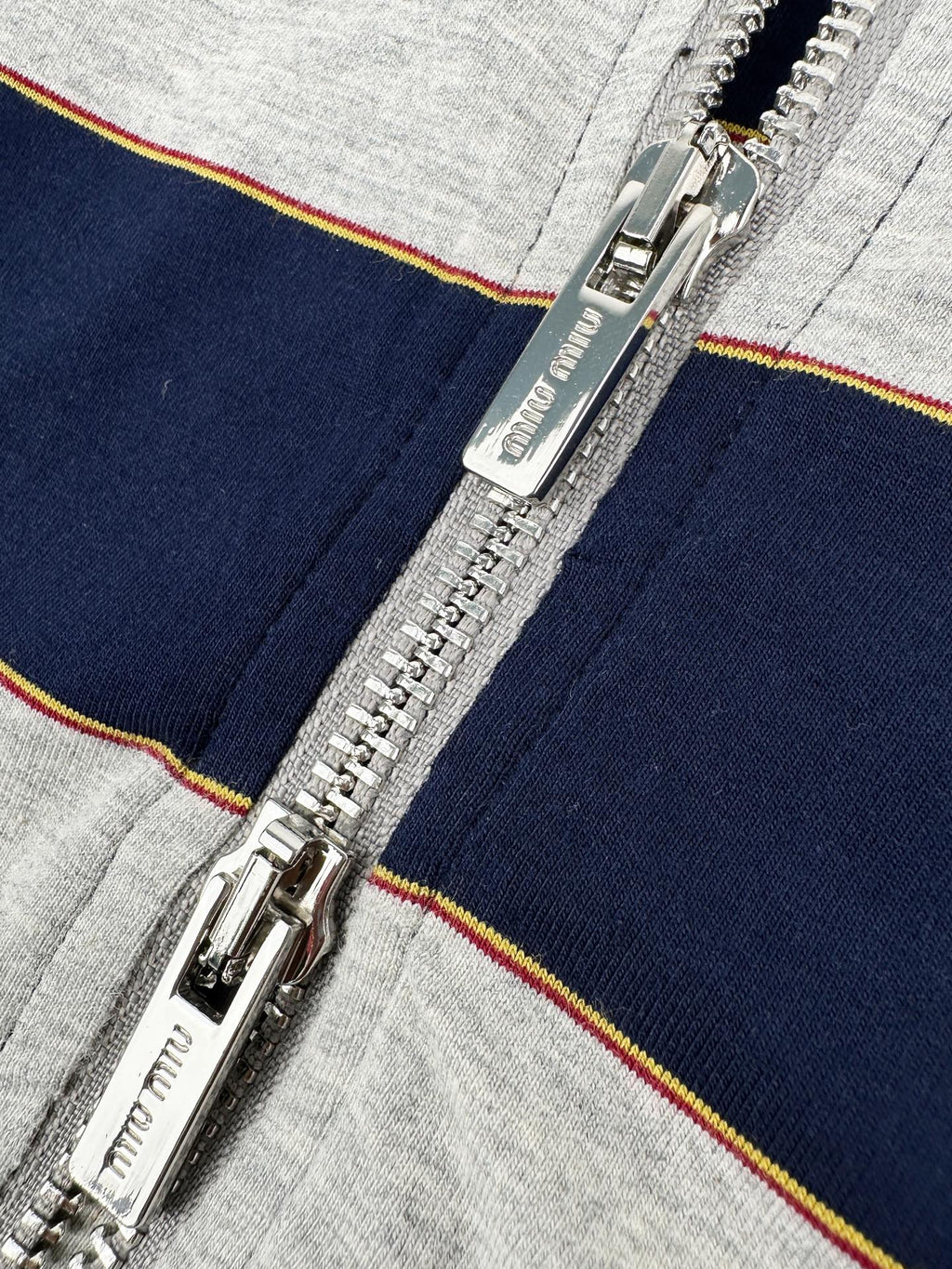 2026 Women's MM Logo Striped Hooded Coat (DD155)