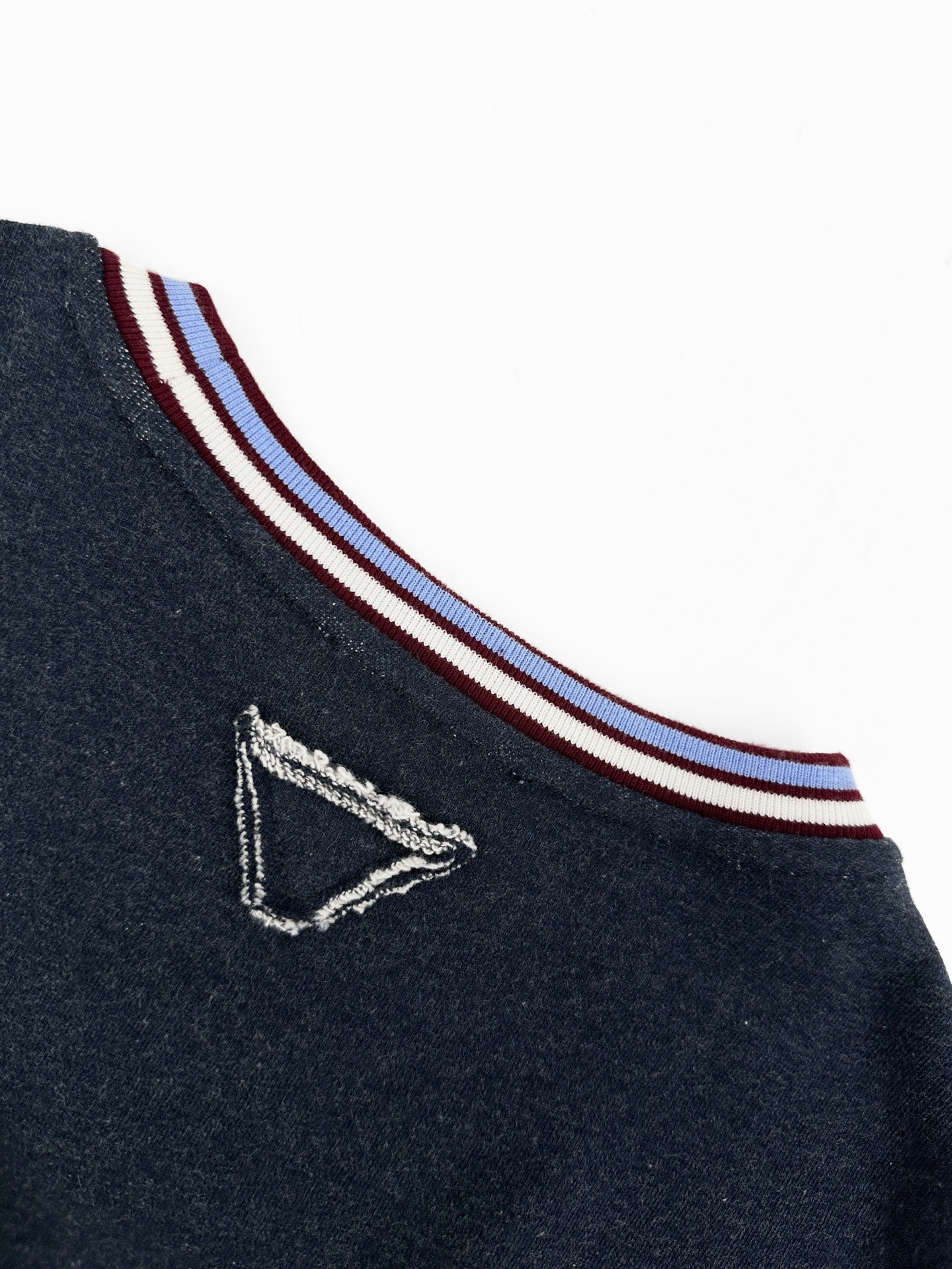 2026 Women's Triangle Brand Logo Striped T-Shirt (FF771)